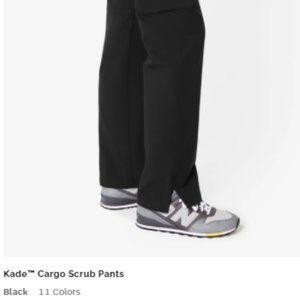 ISO Figs Black Kade Scrub Bottoms